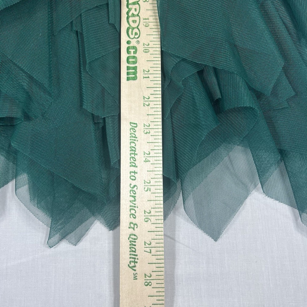 Cat & Jack Girls XS 4/5 Teal Sequin Tulle Party Dress Holiday Special Occasion - Picture 9 of 10